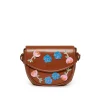 Bags And Backpacks>MARNI Smile bag with flowers brown