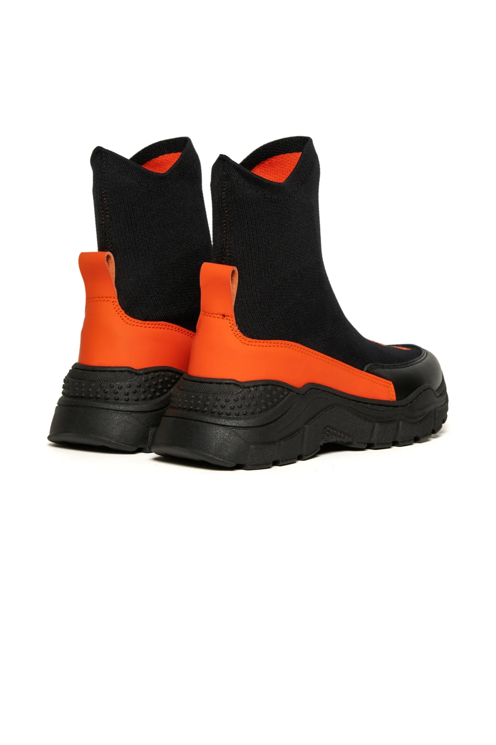 Sneakers | Sneakers>MARNI Sock trainers with maxi logo black