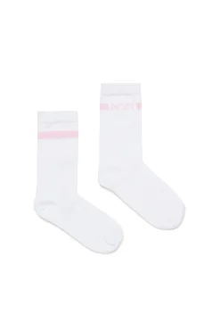 Socks | Socks>N°21 Socks branded with institutional logo white