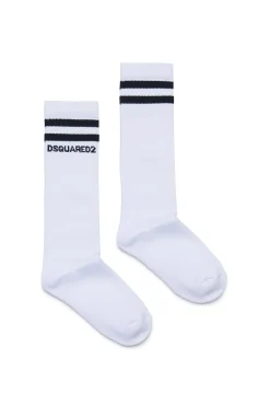Socks | Socks>DSQUARED2 Socks with logo white