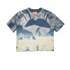 Knitwear>DIESEL Solarised denim-effect knit top blue denim