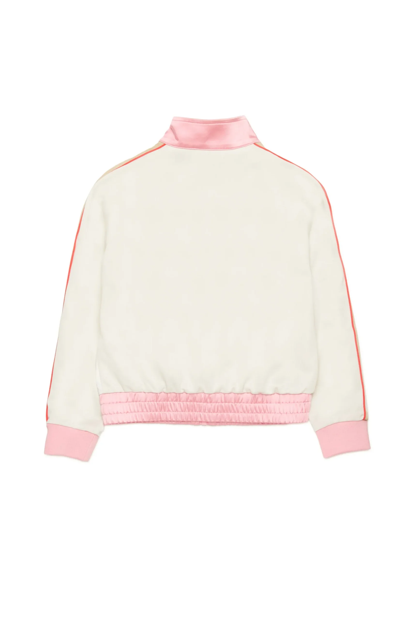 Sweatshirts | Activewear>DIESEL Sporty chic sweatshirt in satin off white