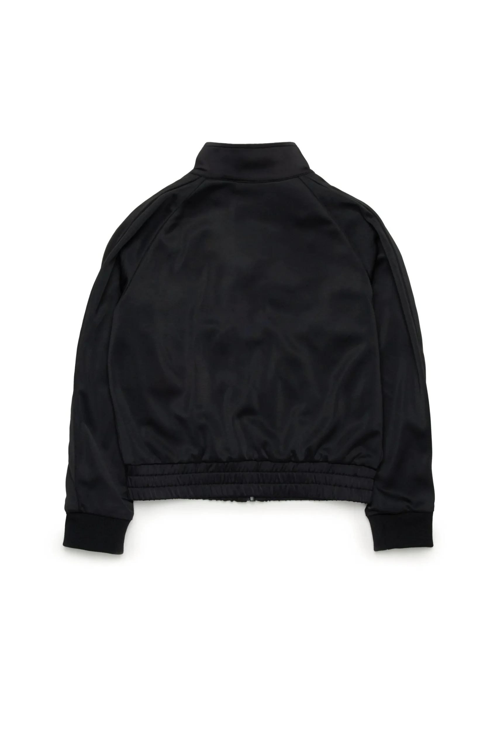 Sweatshirts | Activewear>DIESEL Sporty chic sweatshirt in satin black