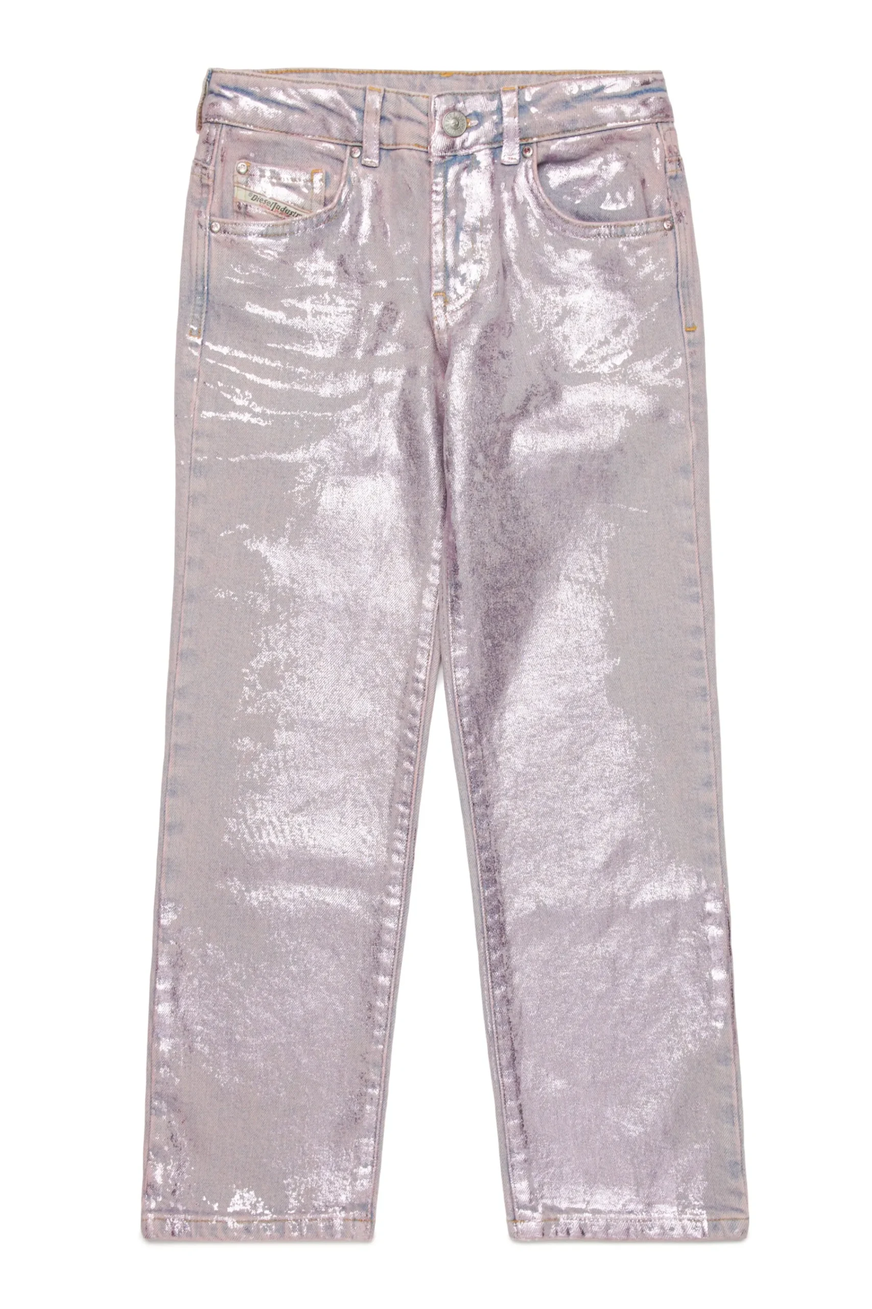 Jeans | Denim-Mania>DIESEL Straight jeans with mylar finishing - 1989 D-Mine violet