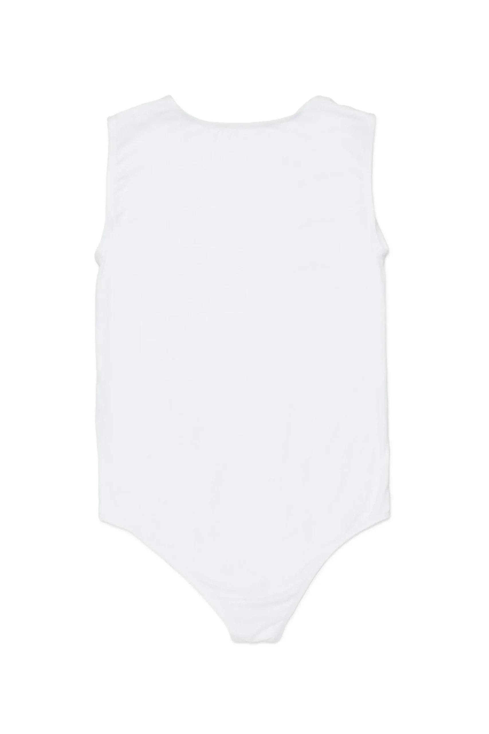 T-Shirts | T-Shirts>MM6 MAISON MARGIELA Stretch jersey bodysuit with Numeric logo white