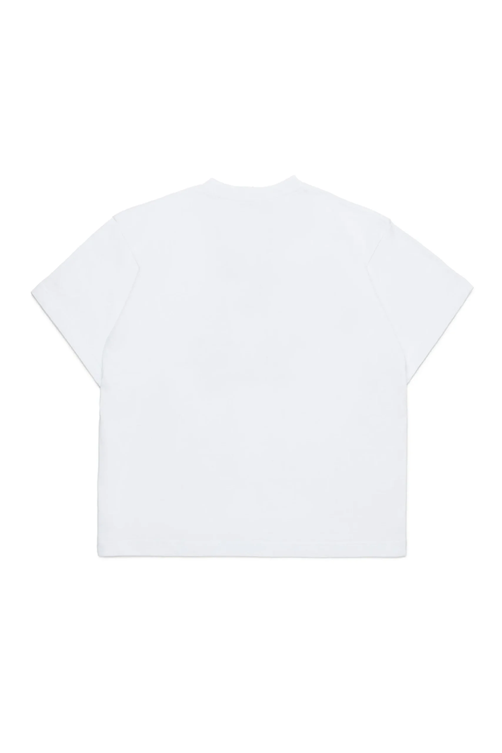 T-Shirts | Logomania>MM6 MAISON MARGIELA Stretched logo jersey T-shirt white