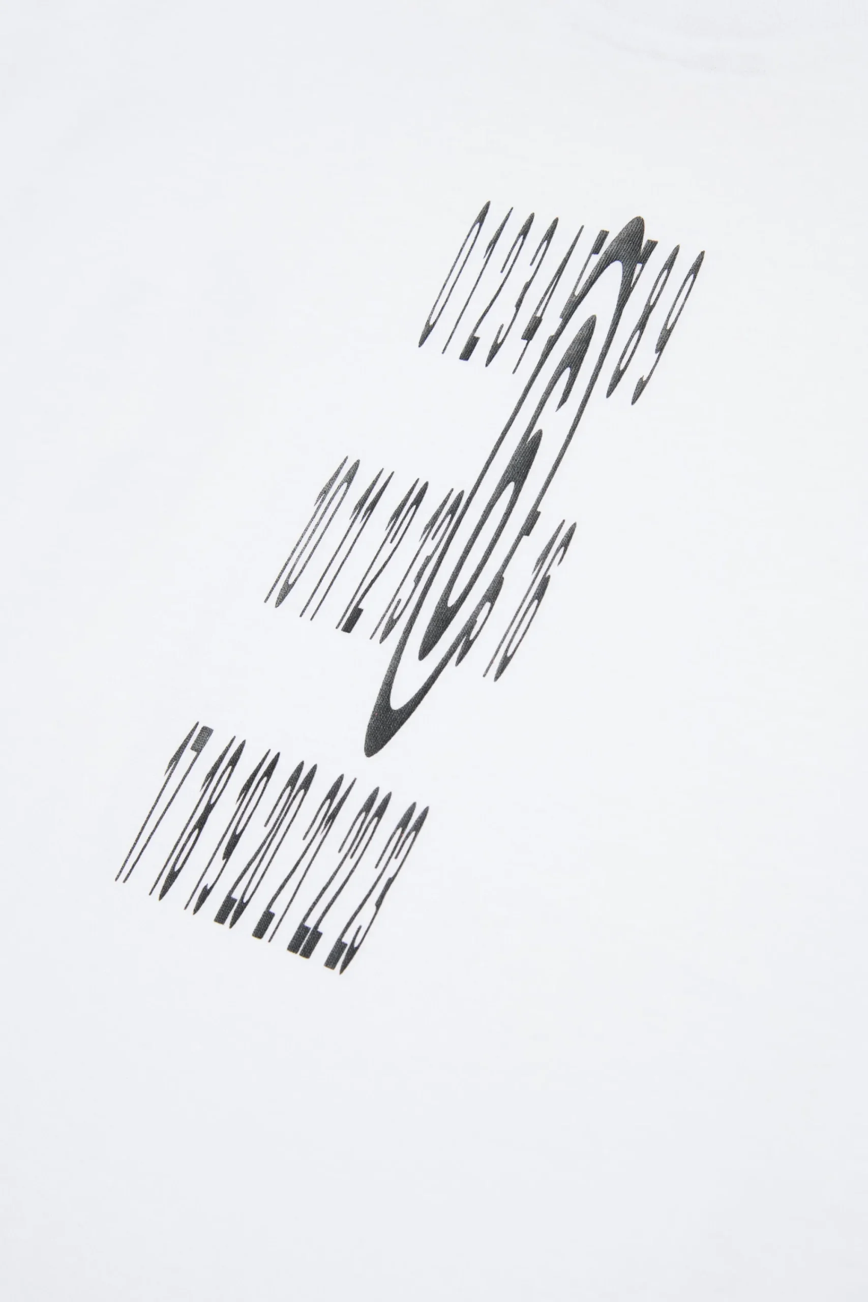 T-Shirts | Logomania>MM6 MAISON MARGIELA Stretched logo jersey T-shirt white