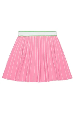 Skirts>MARNI Striped knit mini skirt begonia pink