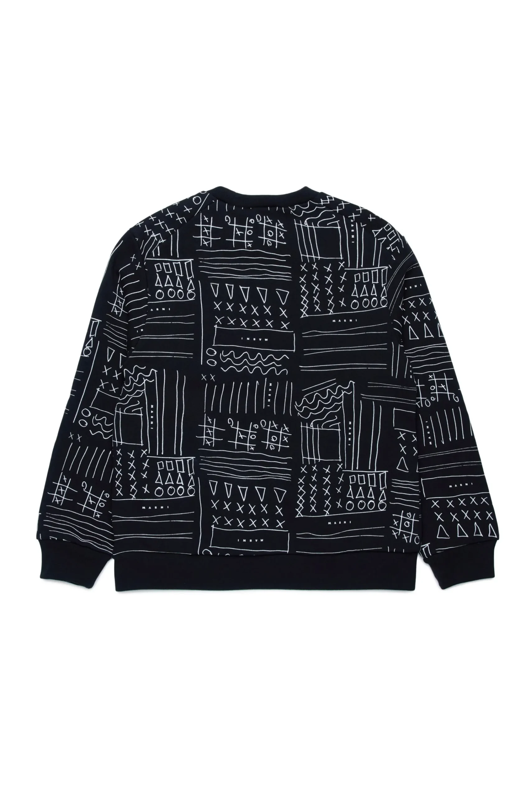 Sweatshirts | Sweatshirts>MARNI Sweatshirt with Board graphics black
