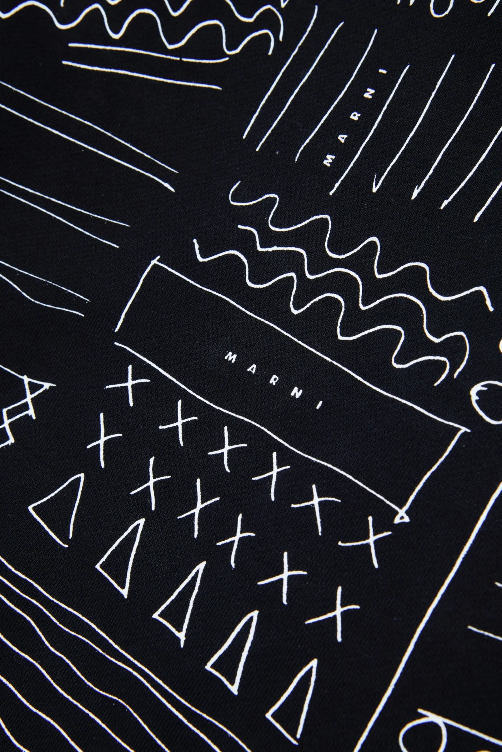 Sweatshirts | Sweatshirts>MARNI Sweatshirt with Board graphics black