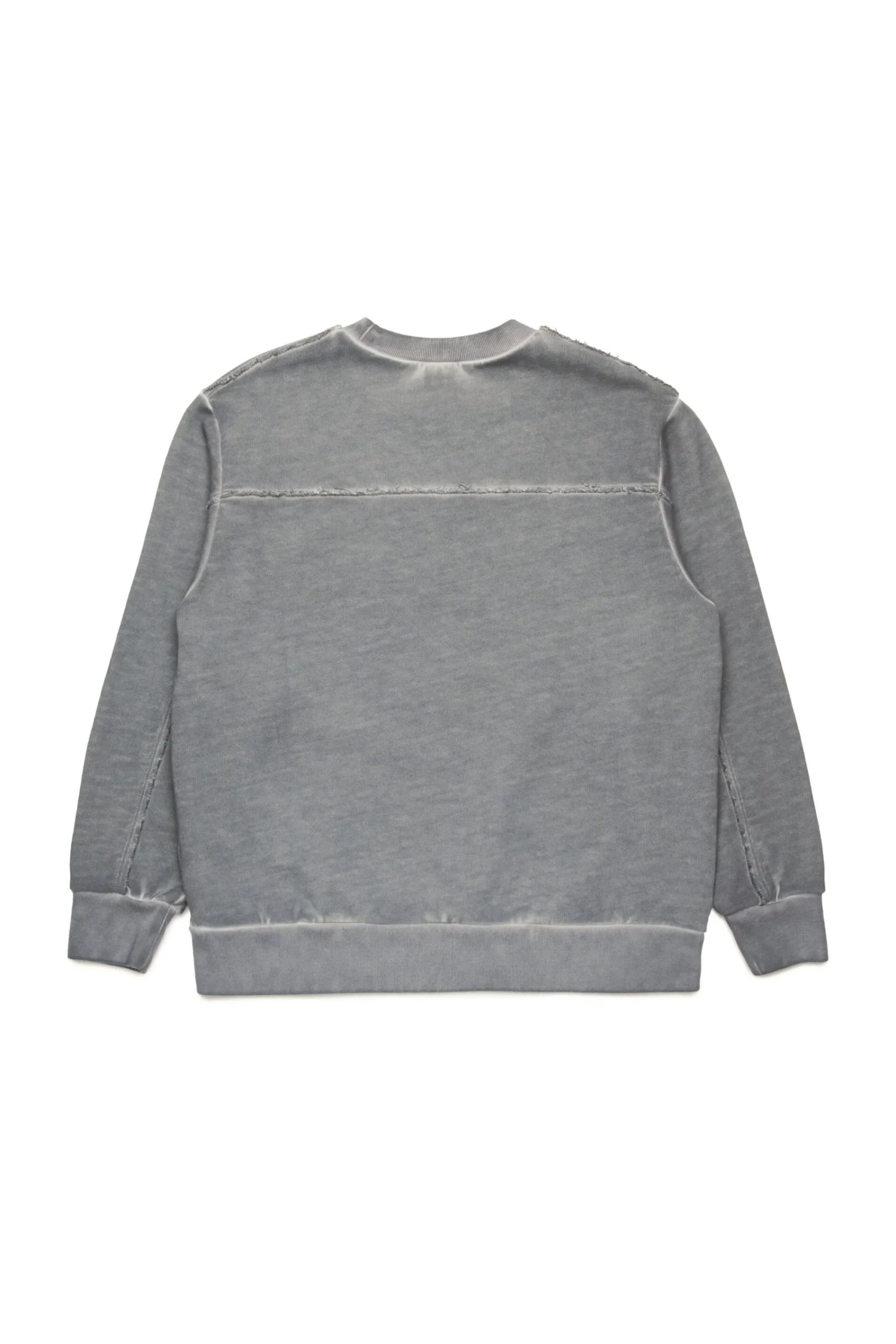 Sweatshirts>N°21 Sweatshirt with fading logo medium gray