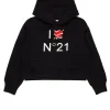 Sweatshirts | Logomania>N°21 Sweatshirt with I Love graphics black