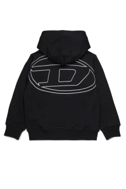 Oval D By Diesel | Oval D By Diesel>DIESEL Sweatshirt with maxi Oval D logo black