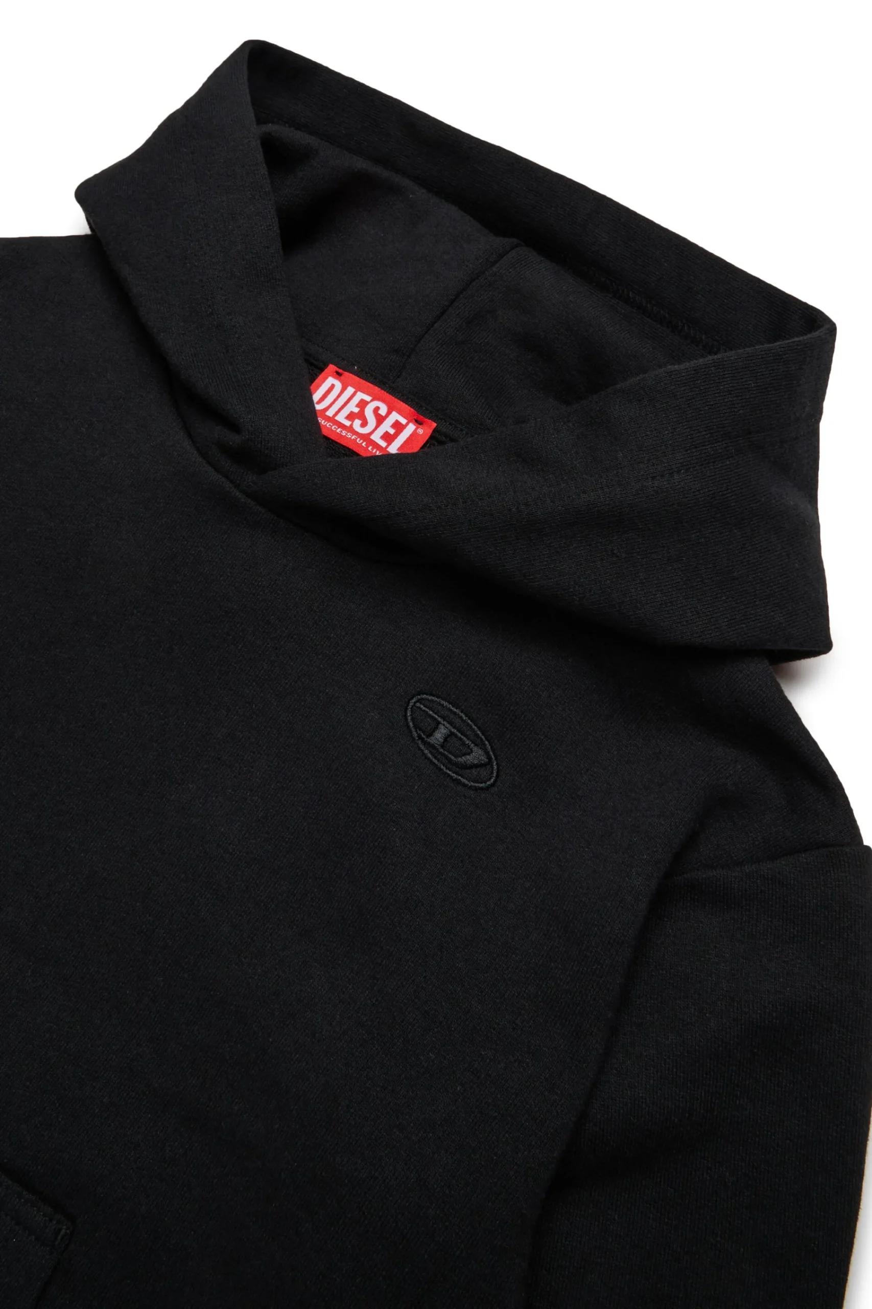 Oval D By Diesel | Oval D By Diesel>DIESEL Sweatshirt with maxi Oval D logo black