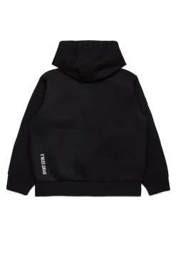 Sweatshirts | Sweatshirts>DSQUARED2 Sweatshirt with maxi zip black