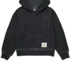 Sweatshirts | Sweatshirts>MM6 MAISON MARGIELA Sweatshirt with pockets and Happy Star graphics black