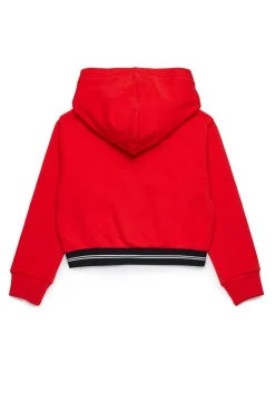 Sweatshirts>MARNI Sweatshirt with sequined flowers red