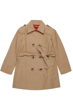 Jackets And Padded Jackets>MAX&Co. Technical cotton trench coat warm camel