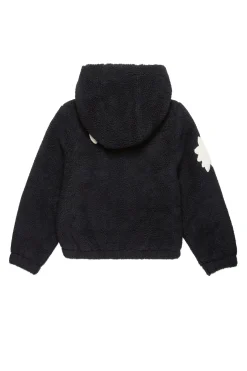 Jackets And Padded Jackets>MARNI Teddy jacket with stars black