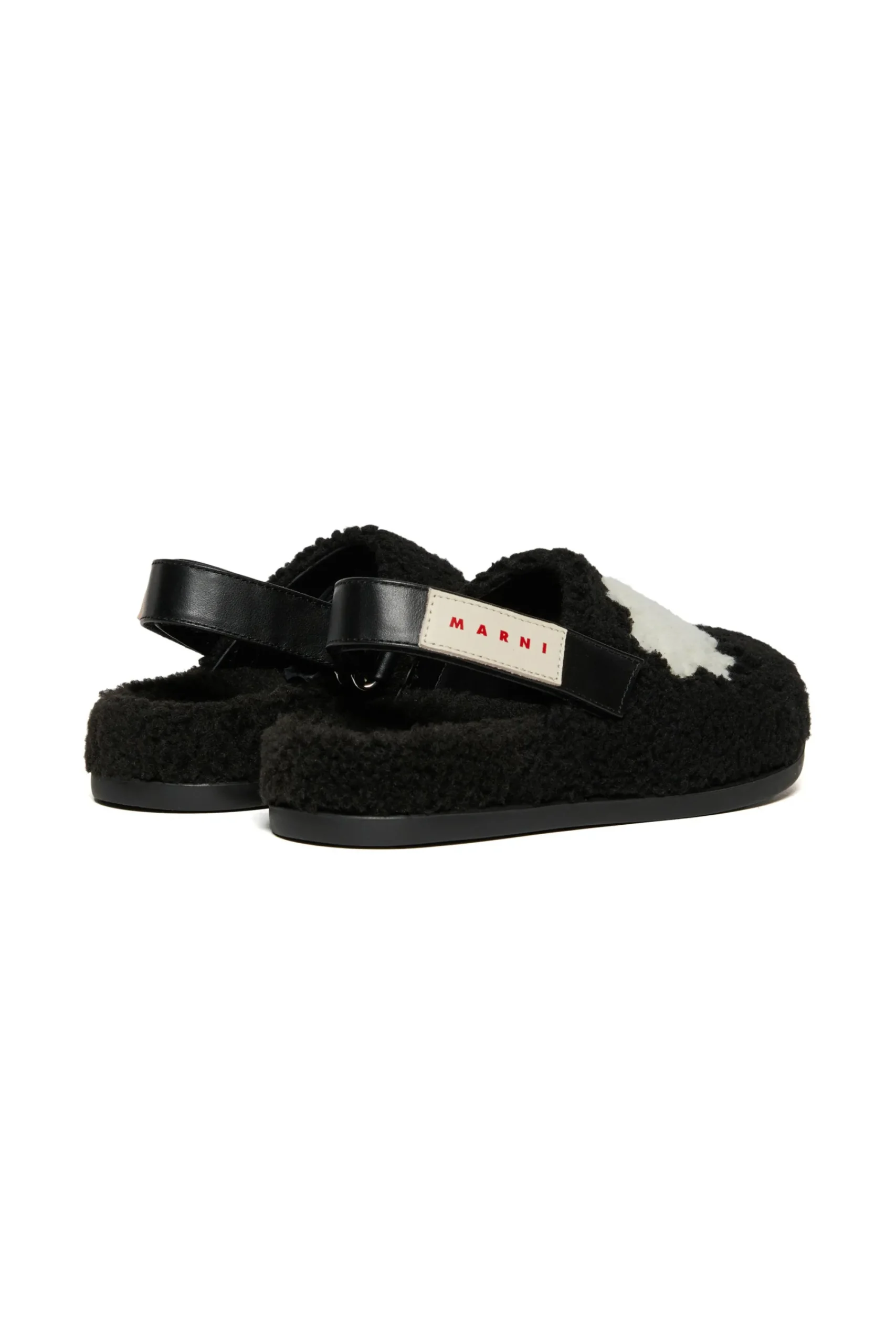 Slippers And Sandals | Slippers And Sandals>MARNI Teddy mules with star black