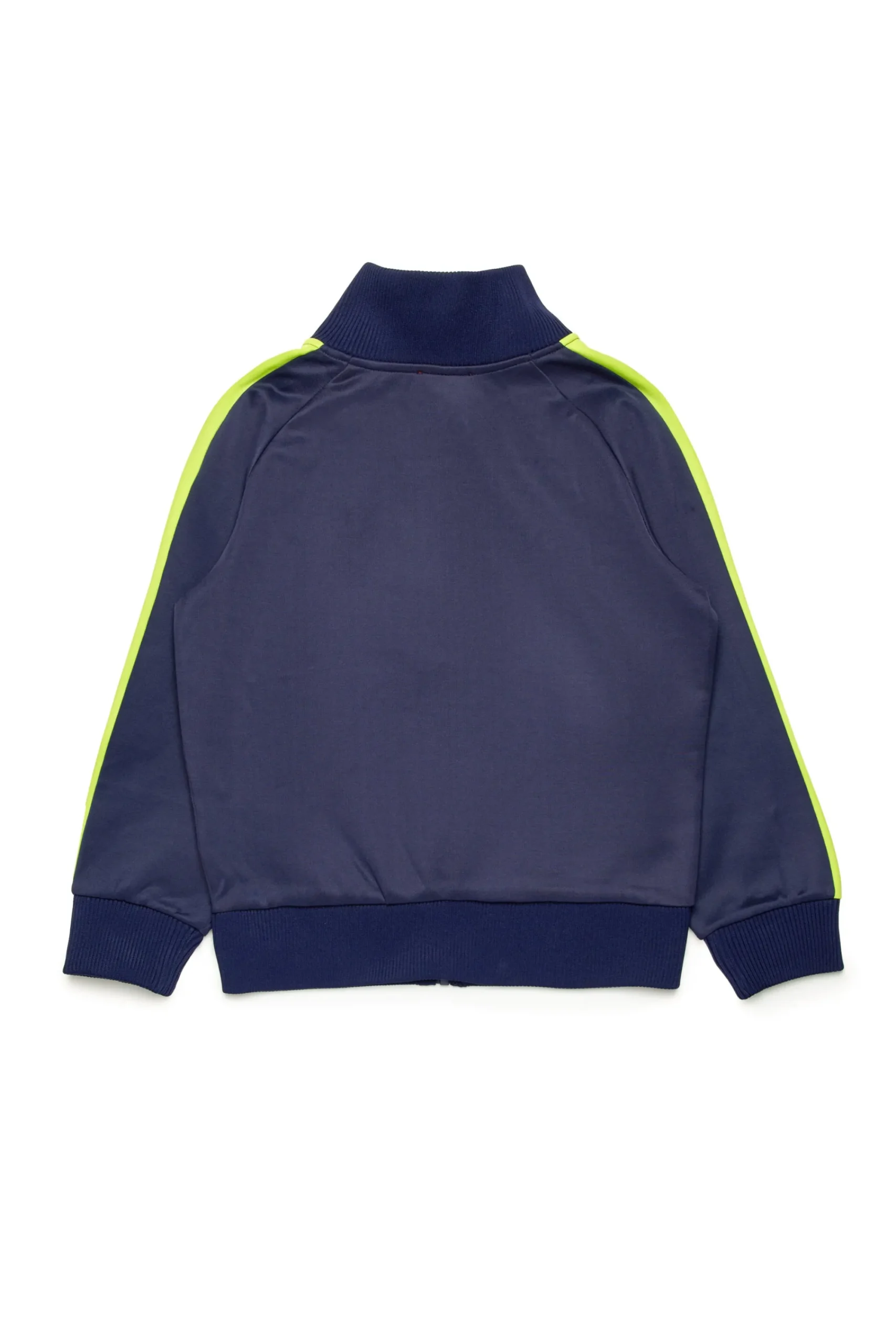 Activewear | Activewear>DIESEL Triacetate effect colorblock sweatshirt blue peacoat