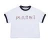 Logomania | Logomania>MARNI T-shirt branded with Holiday Logo white