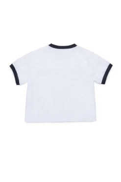 Logomania | Logomania>MARNI T-shirt branded with Holiday Logo white