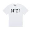 T-Shirts | Activewear>N°21 T-shirt in jersey with logo white