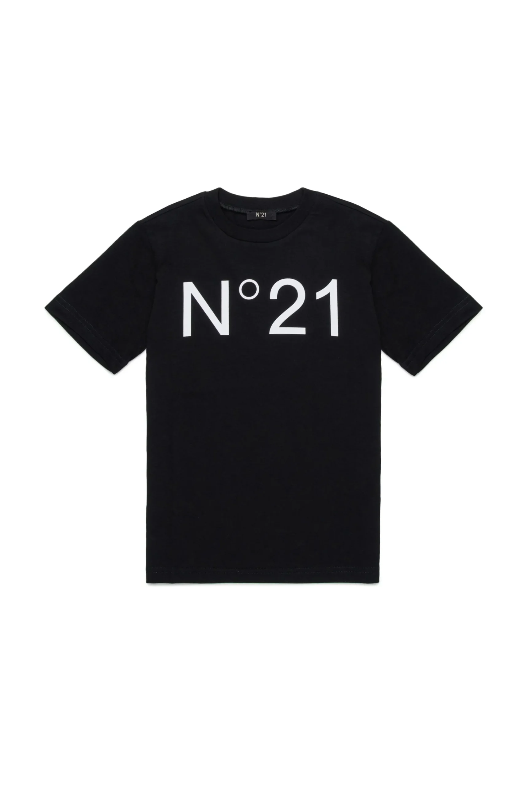 T-Shirts | T-Shirts>N°21 T-shirt in jersey with logo black