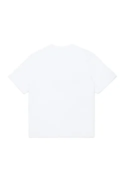 T-Shirts | Logomania>MARNI T-shirt in jersey with logo white