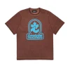 T-Shirts | T-Shirts>DSQUARED2 T-shirt Invicta x dachshund brown