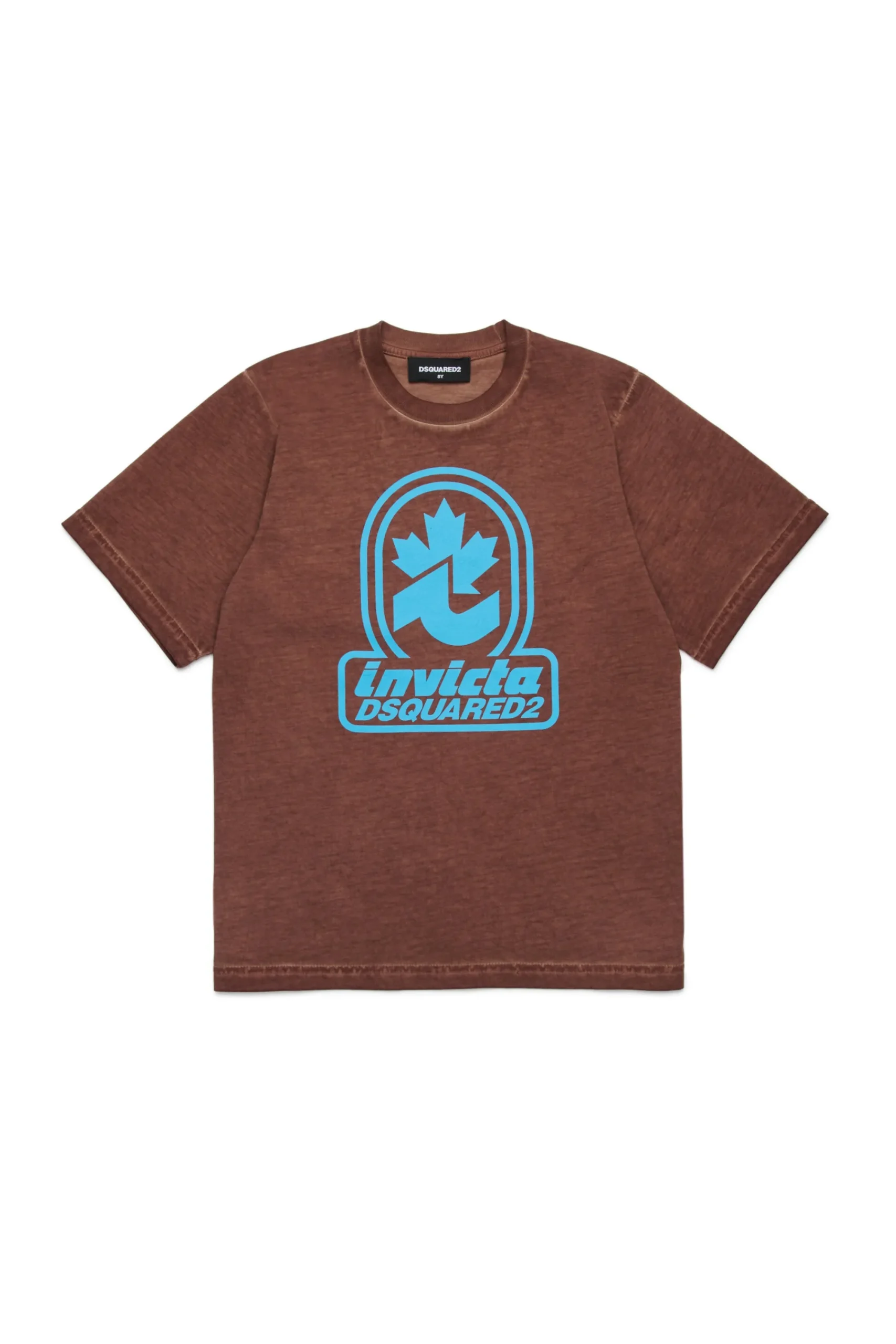 T-Shirts | T-Shirts>DSQUARED2 T-shirt Invicta x dachshund brown