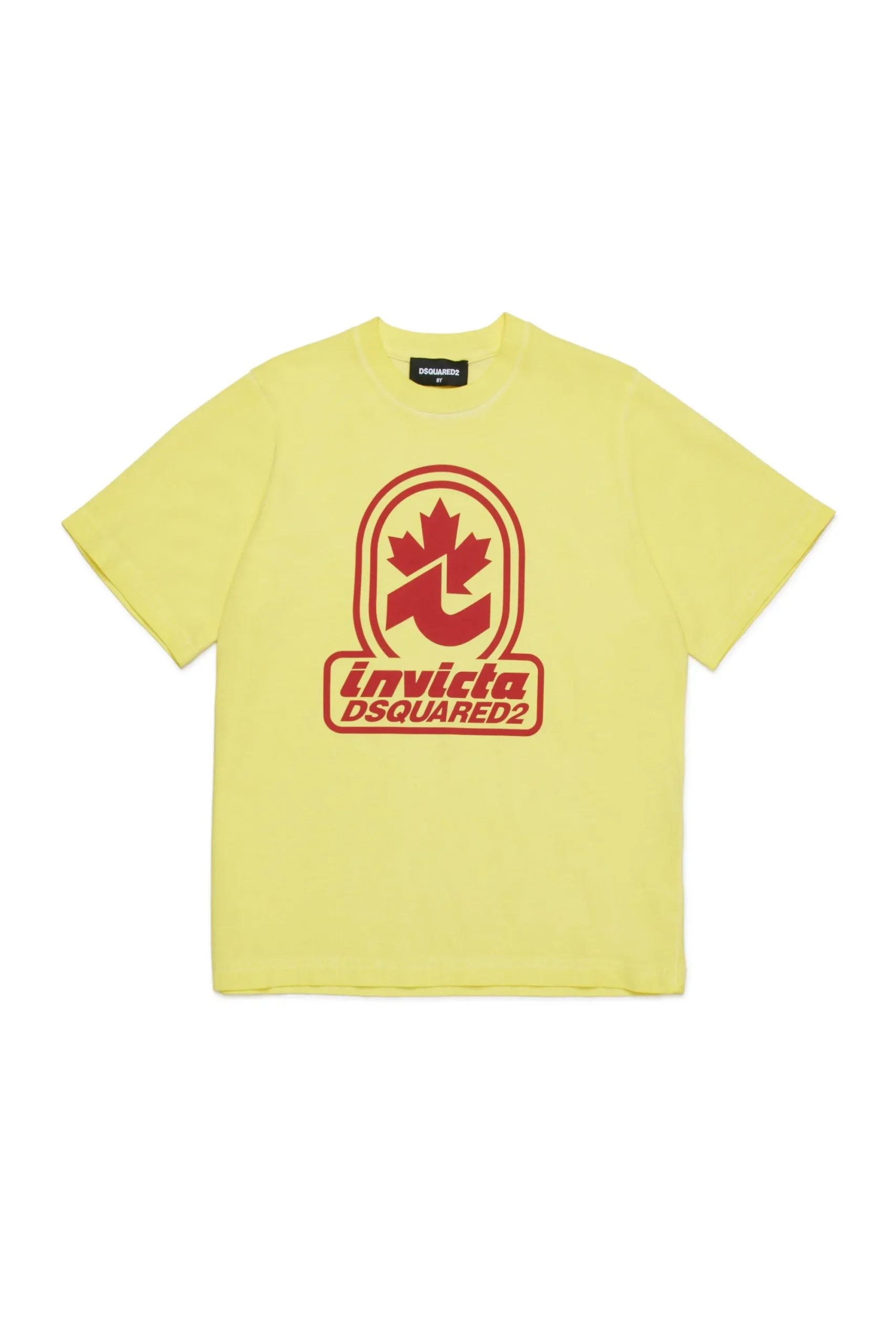 T-Shirts | T-Shirts>DSQUARED2 T-shirt Invicta x lemon yellow