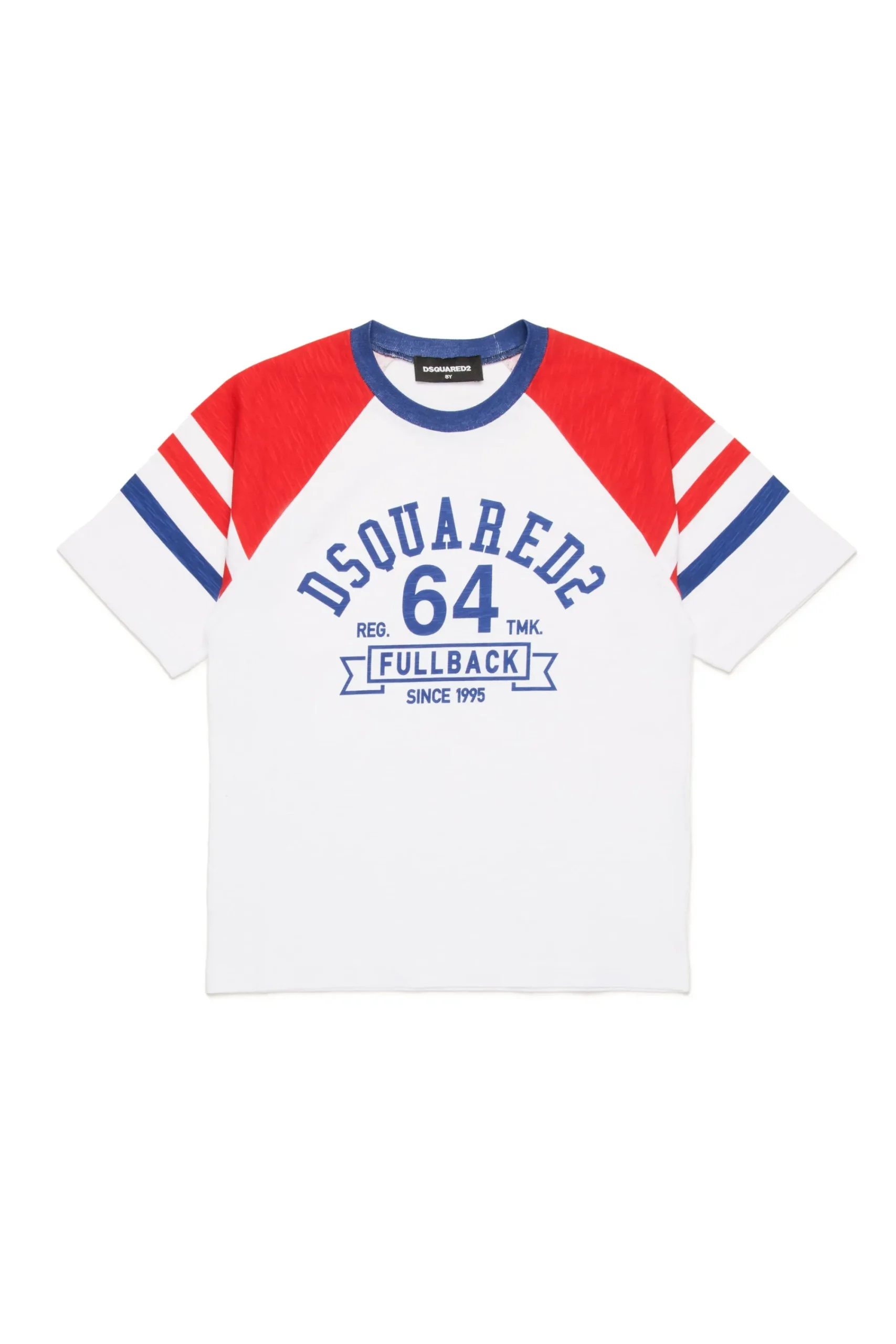 T-Shirts | T-Shirts>DSQUARED2 T-shirt with American Football print white