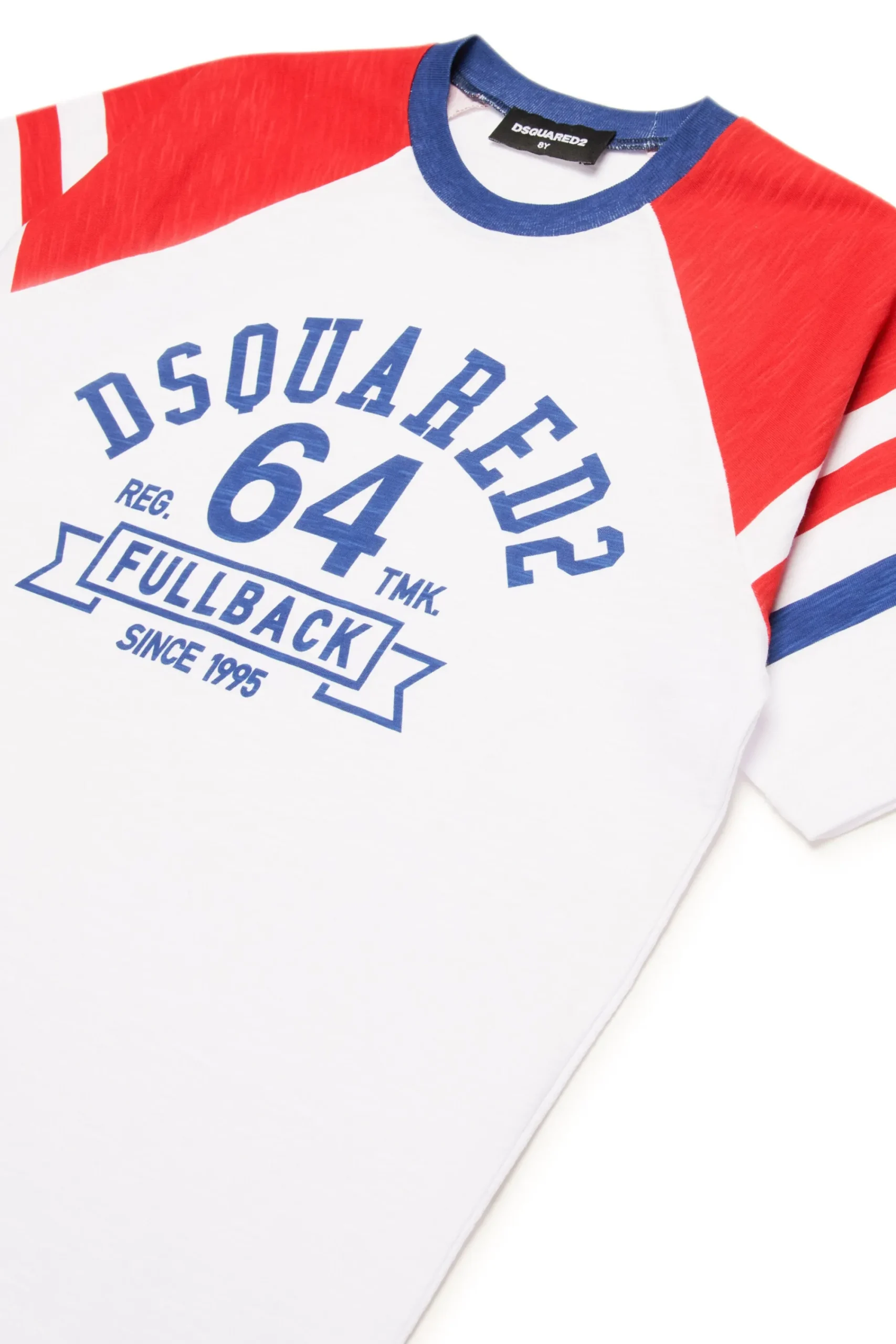 T-Shirts | T-Shirts>DSQUARED2 T-shirt with American Football print white