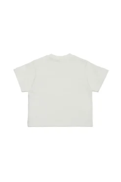 T-Shirts>DSQUARED2 T-shirt with Birds print off white