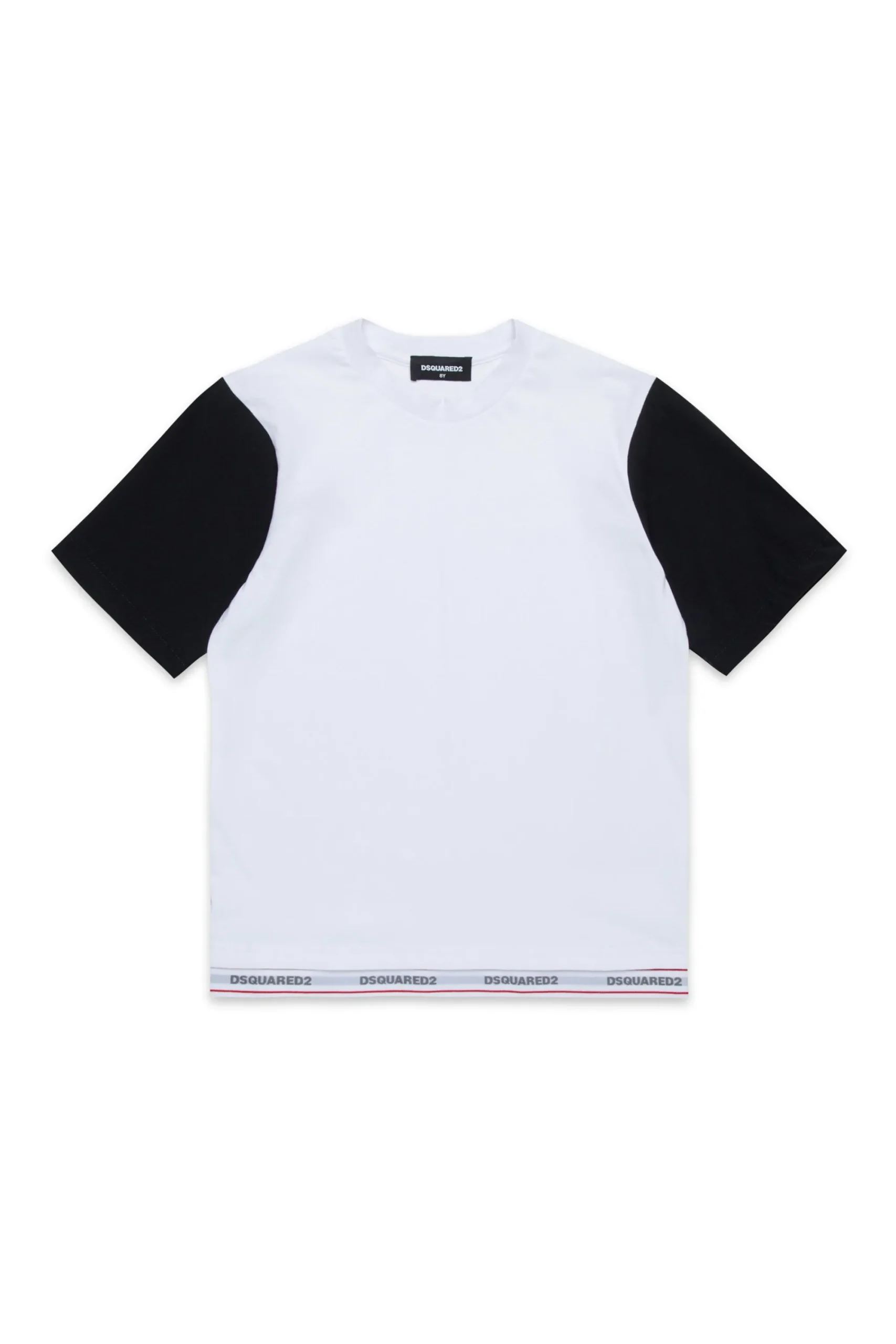 Swimwear | Swimwear>DSQUARED2 T-shirt with branded elastic white