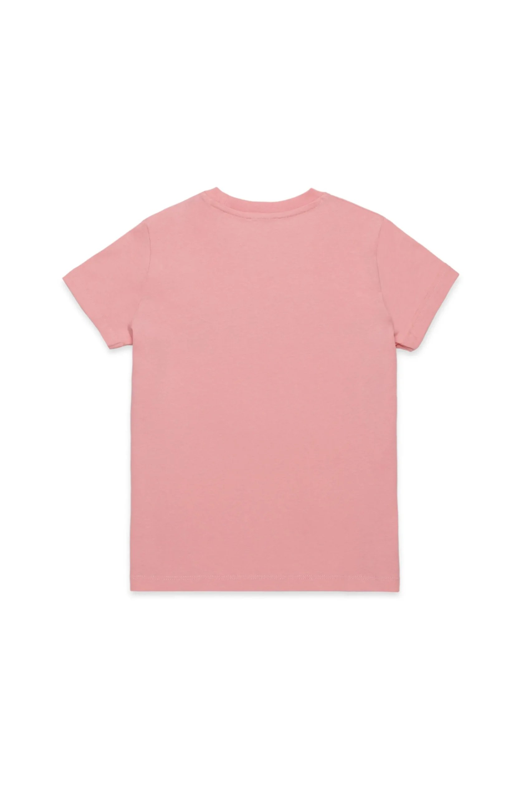 T-Shirts>DIESEL T-shirt with brushed effect logo light pink