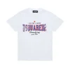 T-Shirts | Activewear>DSQUARED2 T-shirt with college print white