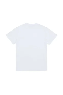 T-Shirts | Activewear>DSQUARED2 T-shirt with college print white