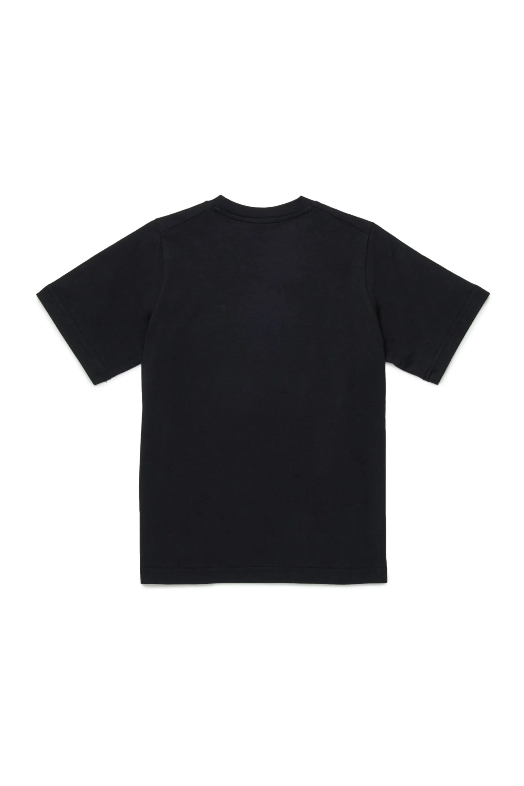 T-Shirts | Logomania>DSQUARED2 T-shirt with contrasting logo black