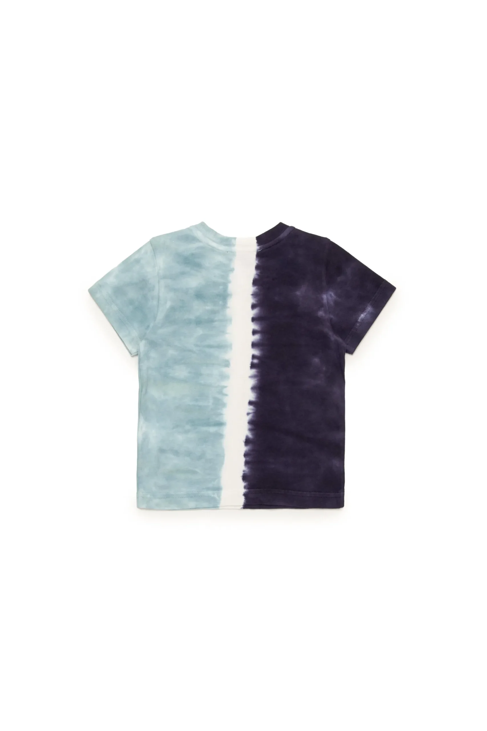 T-Shirts | Logomania>DIESEL T-shirt with degradé effect logo dark blue
