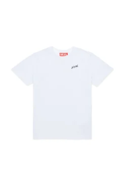 Activewear | Activewear>DIESEL T-shirt with graphics white