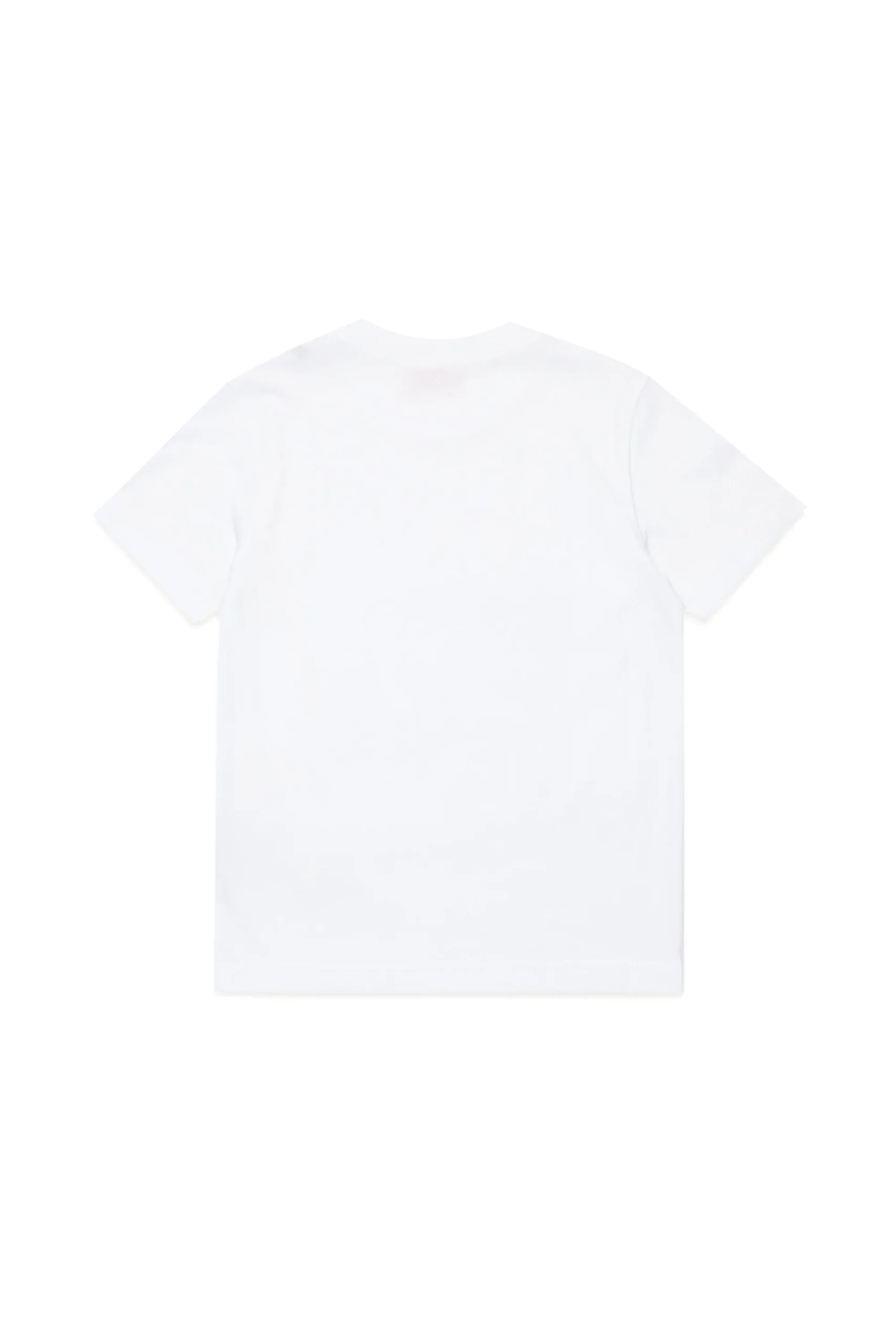 T-Shirts>DIESEL T-shirt with DSL78 Denim print white