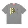 Logomania | Logomania>DIESEL T-shirt with DSL78 graphics dark grey