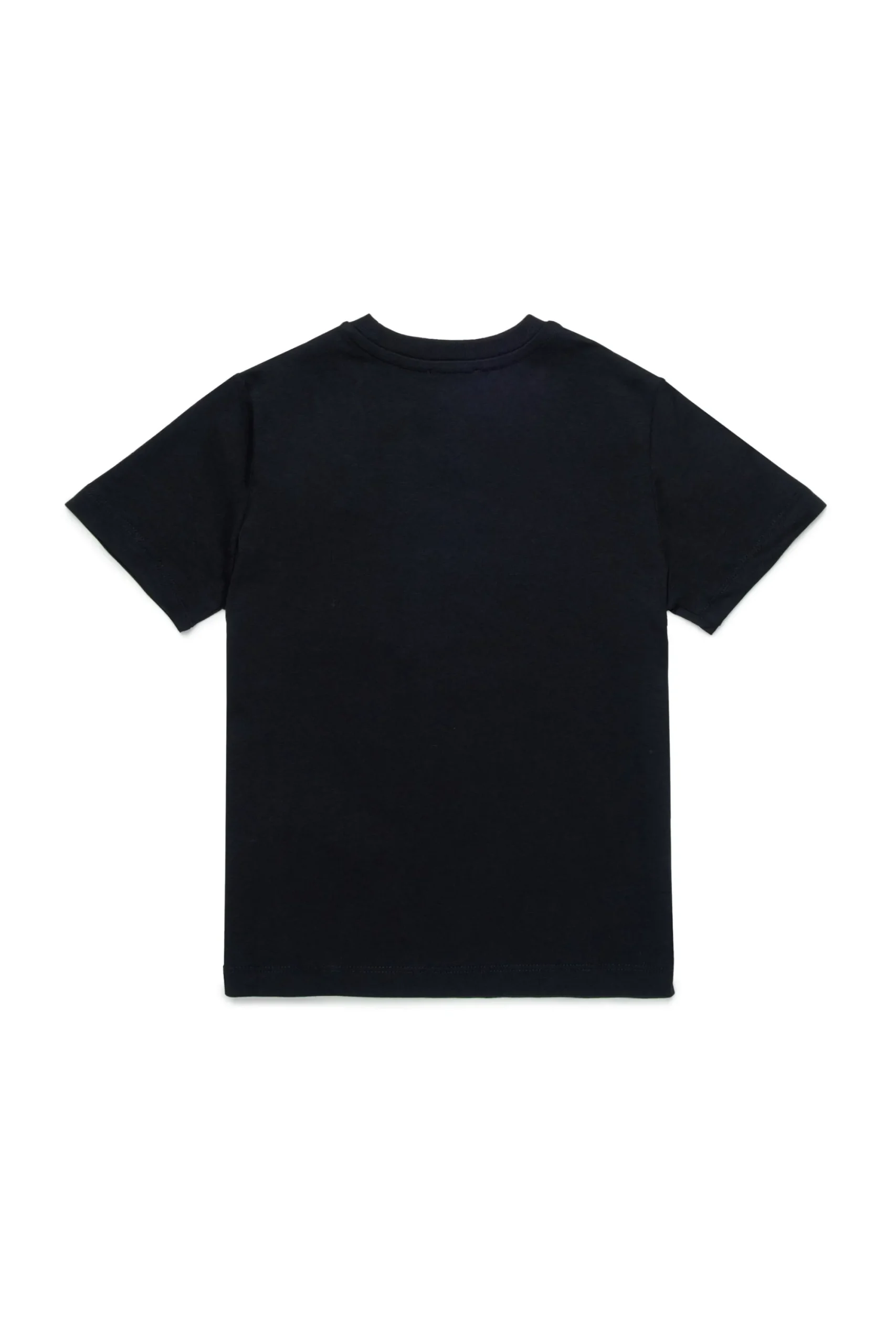 T-Shirts>DIESEL T-shirt with heart graphics black