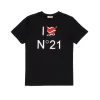 T-Shirts | Logomania>N°21 T-shirt with I Love graphics black
