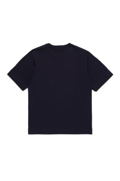 T-Shirts | Activewear>MARNI T-shirt with institutional logo blue navy