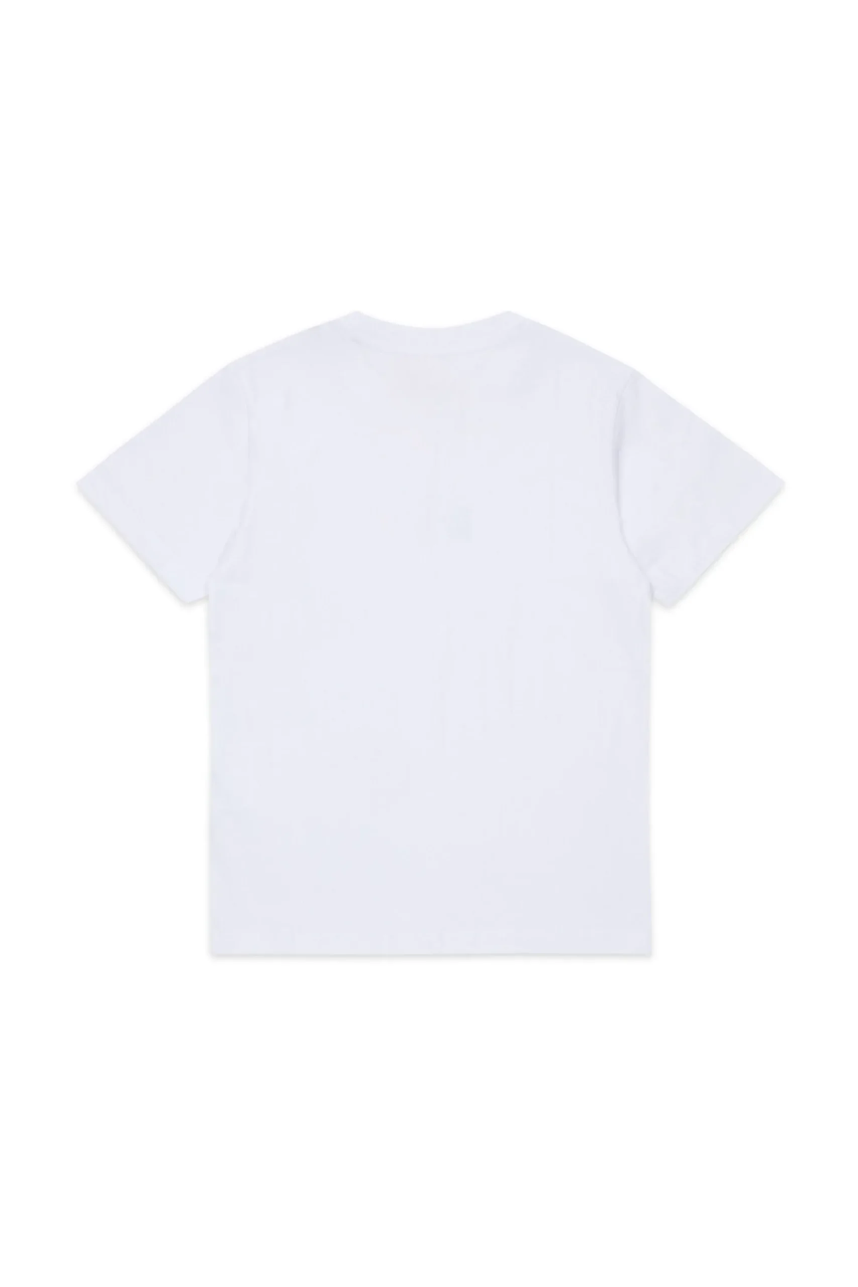 T-Shirts | T-Shirts>DIESEL T-shirt with logo D white