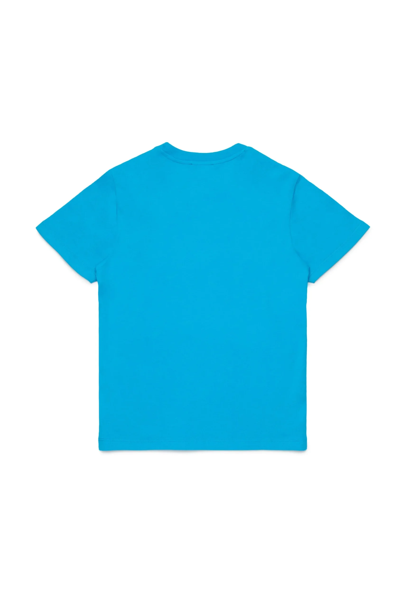 T-Shirts | T-Shirts>DIESEL T-shirt with logo D turquoise